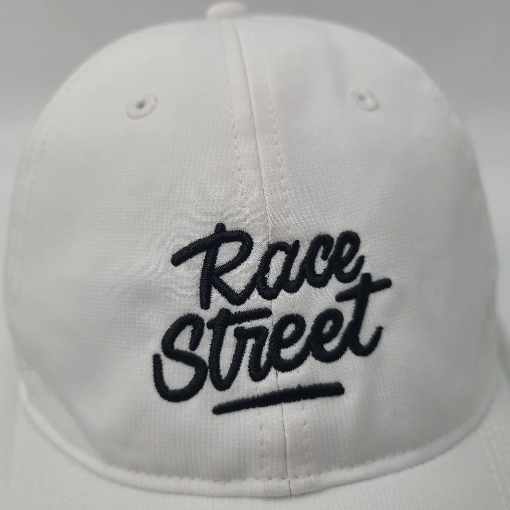 Nike Hat Adjustable White Black Race Street Legacy91 Dri-Fit‎ Golf Casual Men